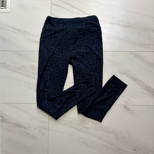 LuLaRoe Dark Navy Geometric-Print Leggings